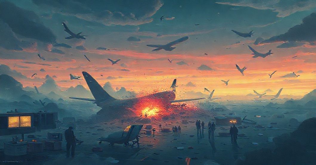 Featured image for The Airport Crash: Decoding Recurring Dreams of Airplane Disasters
