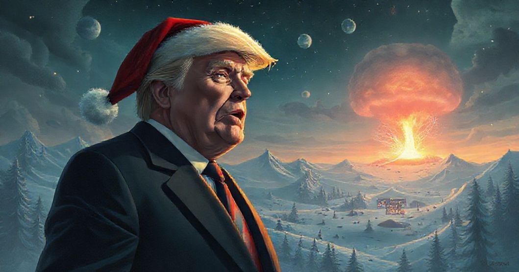 Featured image for The Unhinged President and the Nuke of Santa: A Dream of Power, Innocence, and Inner Turmoil