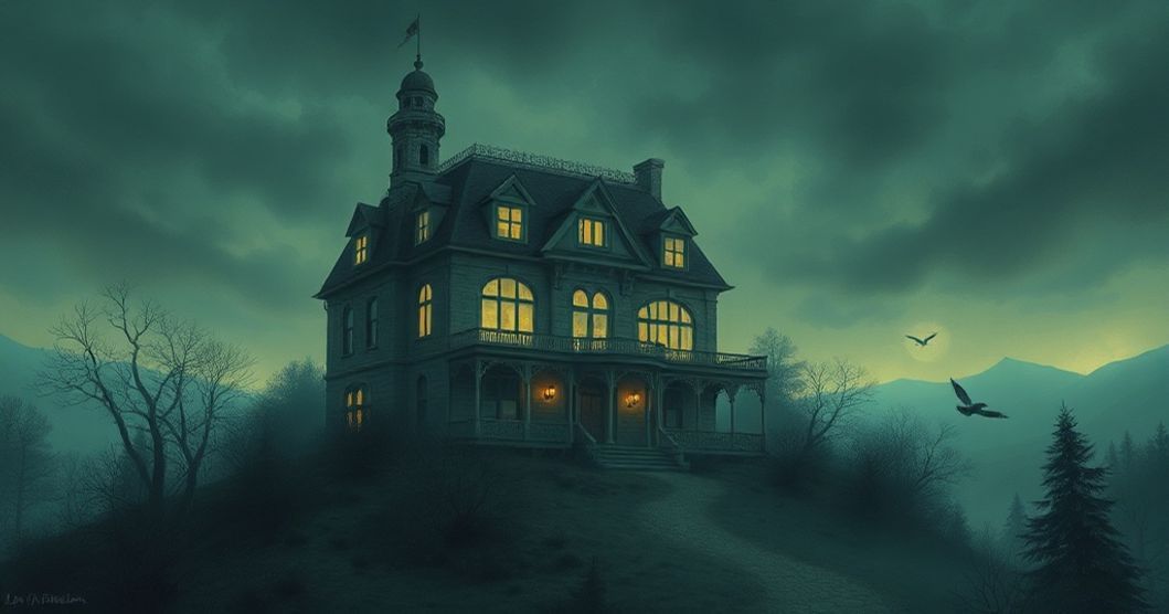 Featured image for The Haunted Hilltop Mansion: A Dream of Uninvited Fear and Unresolved Anxieties