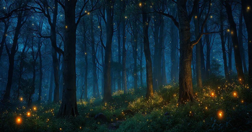 Fallback Dream Image: enchanting dream forest with fireflies