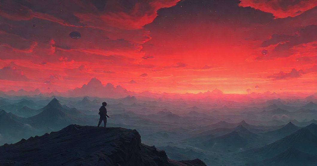 Featured image for Navigating Fear and Connection: A Dream of Alien Invasion and the Red Sky