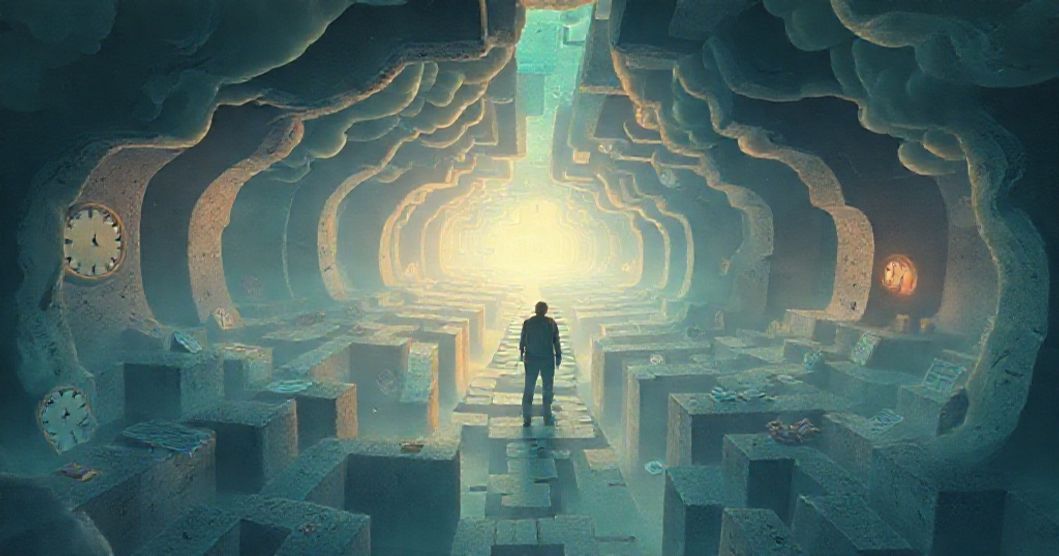 Featured image for Navigating the Dream Labyrinth: Time, Identity, and Financial Anxiety