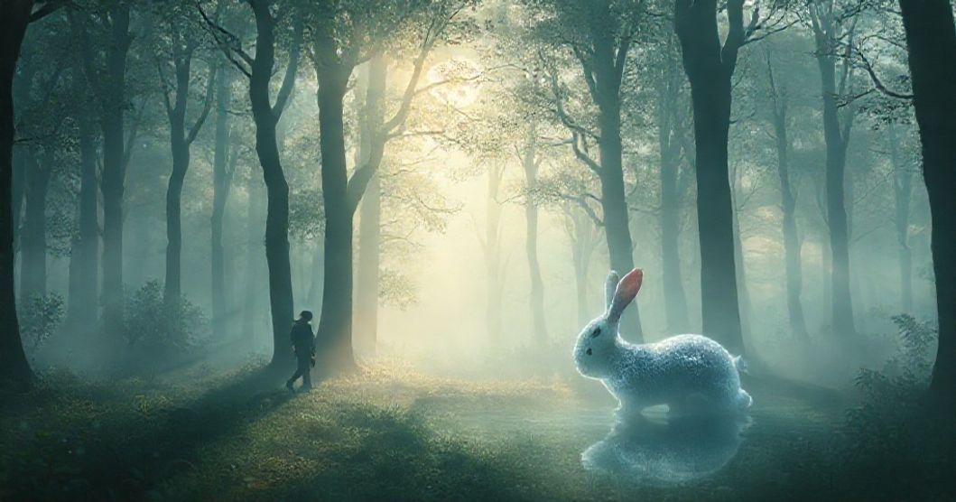 Featured image for Moonlit Rabbit Wanderings: The Subconscious Language of Flickering Symbols