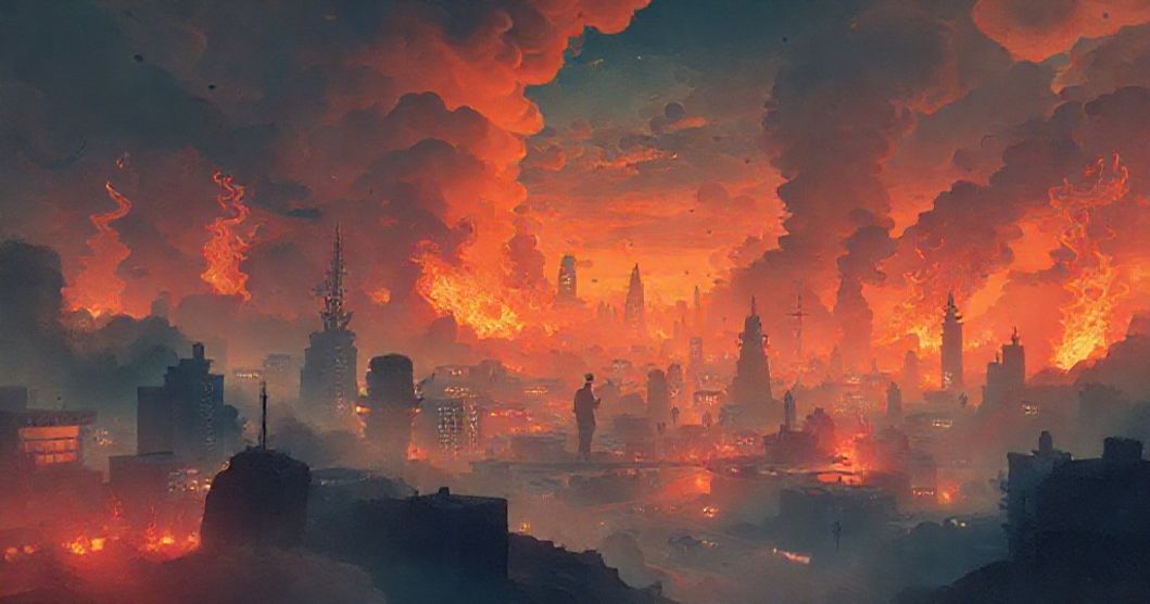 Featured image for Navigating the Burning Marketplace: A Dream of Self-Assurance in Crisis