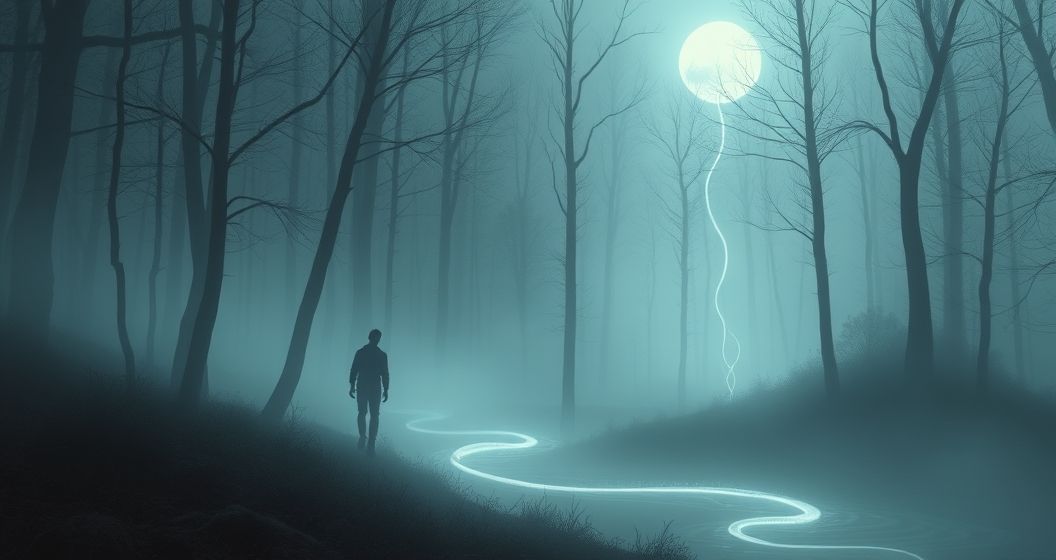 Featured image for The Moonlit White Snake: Decoding Dreams of Wandering and Flickering Light