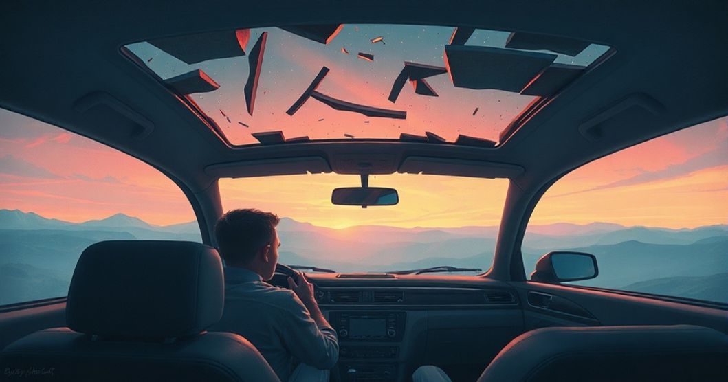 Featured image for The Shattered Sunroof: Unpacking a Dream About Control and Security