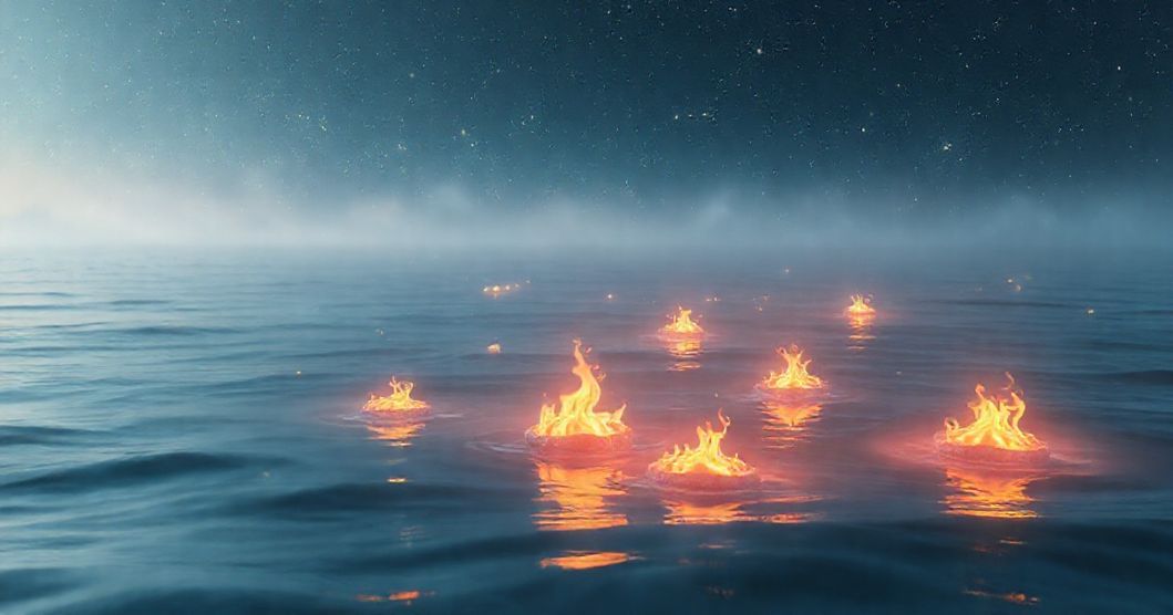 Featured image for Cradling Ocean Embers: The Symbolism of Dreams with Ocean Constellations