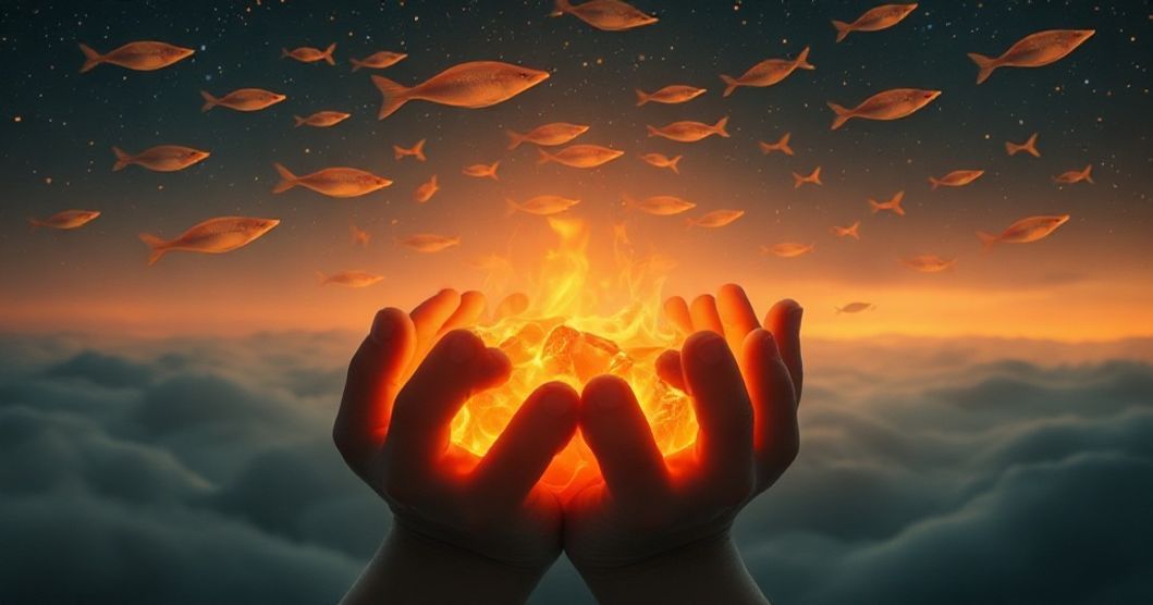 Featured image for Cradling Fish Embers: The Hidden Meaning of Dreams with Fish Constellations