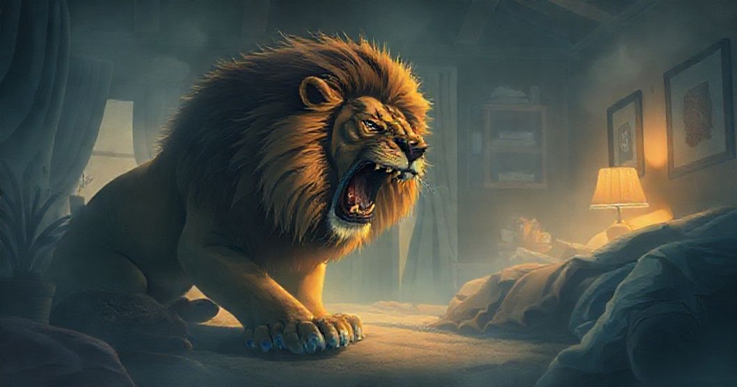 Featured image for The Aggressive Lion in the Home: Unpacking a Dream of Family, Fear, and Survival