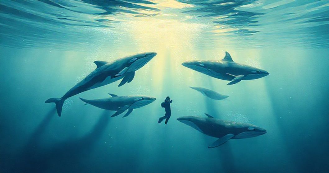 Featured image for Swimming with Whales: The Symbolism of Magical Waters and Deep Connections