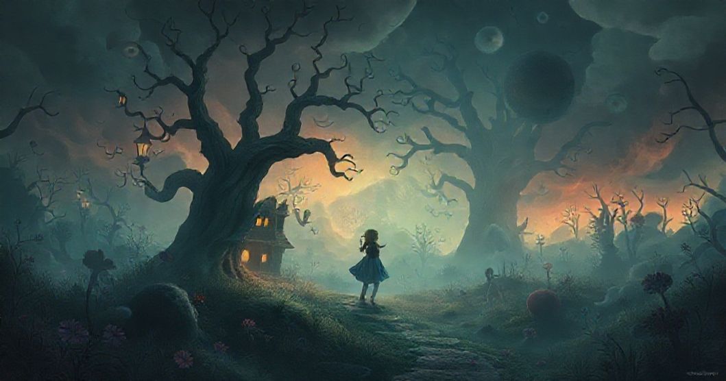 Featured image for When Childhood Dreams Haunt: A Jungian Exploration of the Alice in Wonderland Nightmare