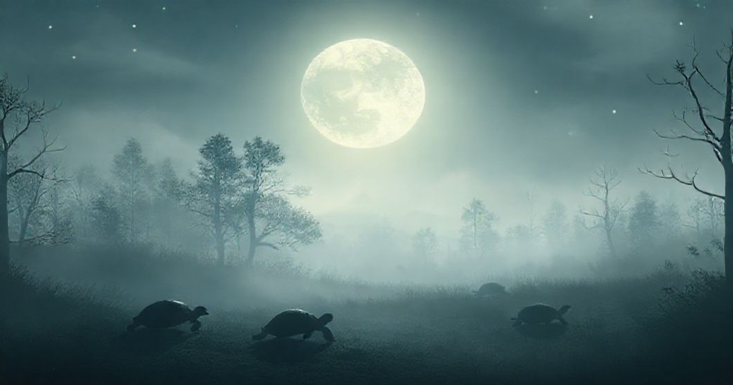 Featured image for Moonlit Turtle Wanderings: Decoding Dreams of Slow Exploration and Subconscious Light