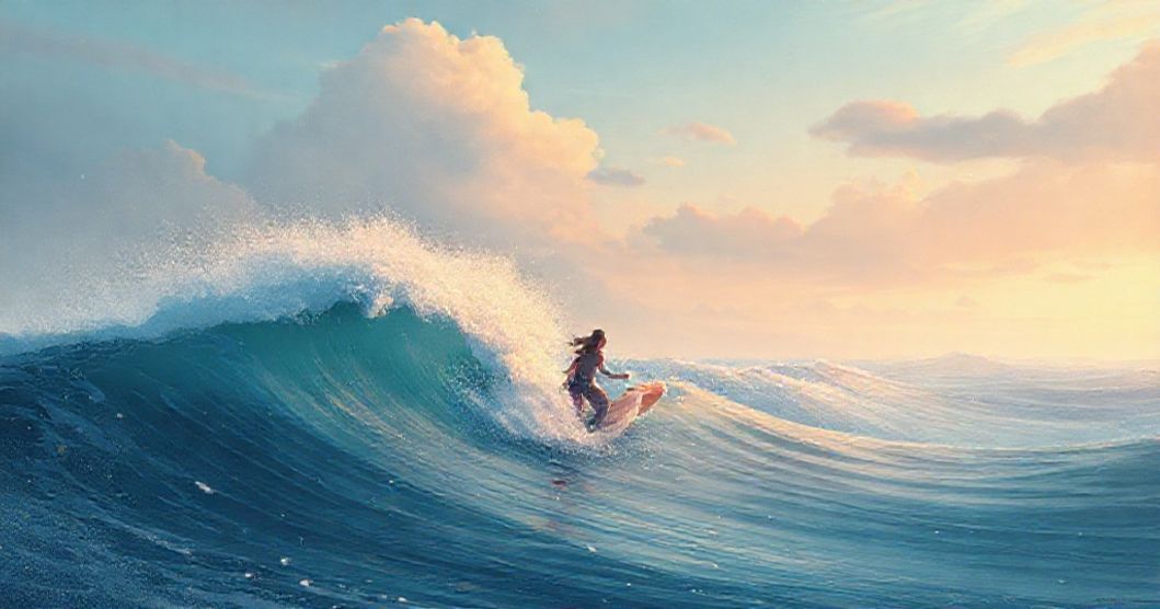 Featured image for Riding the Waves of Winter Longing: A Dream of Summer, Connection, and Freedom