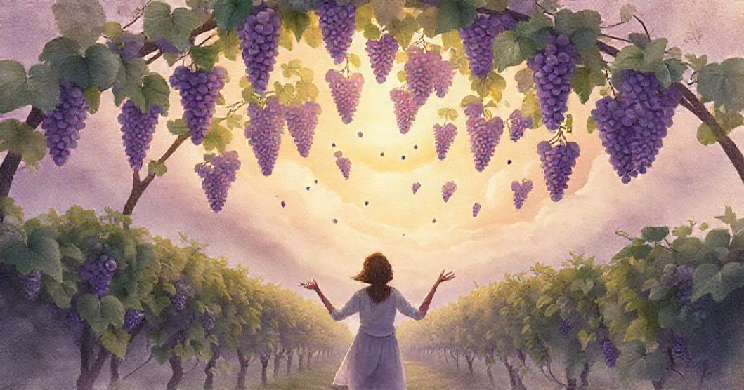 Featured image for Grapes in Dreams: The Sweet Language of Subconscious Whispers Under a Grape-Sky