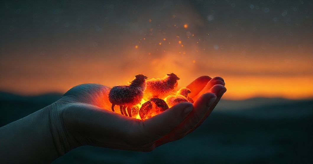 Featured image for The Embers and Constellations: What Cradling Sheep in Dreams Reveals