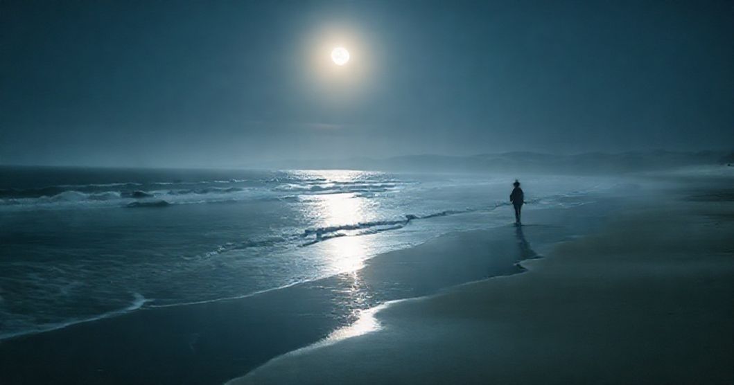 Featured image for Moonlit Beach Wanderings: Decoding Your Subconscious Journey by the Shore