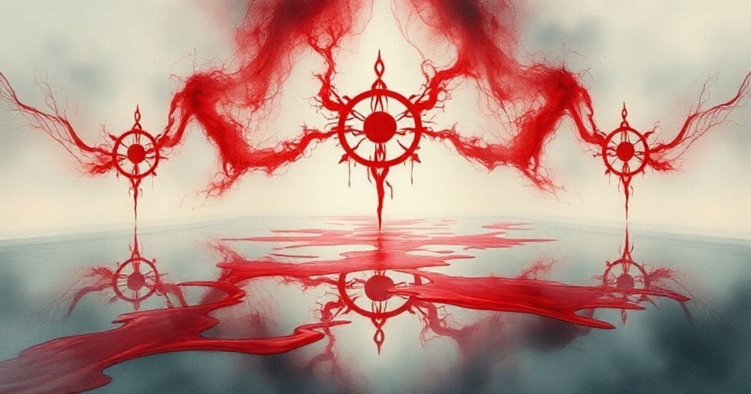 Featured image for Blood Sigils Across Dream Mirrors: Decoding the Subconscious Language of Bleeding Symbols