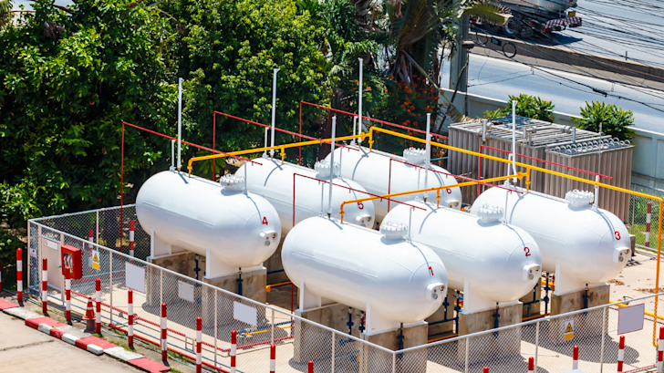 LPG-Tankinstallatie