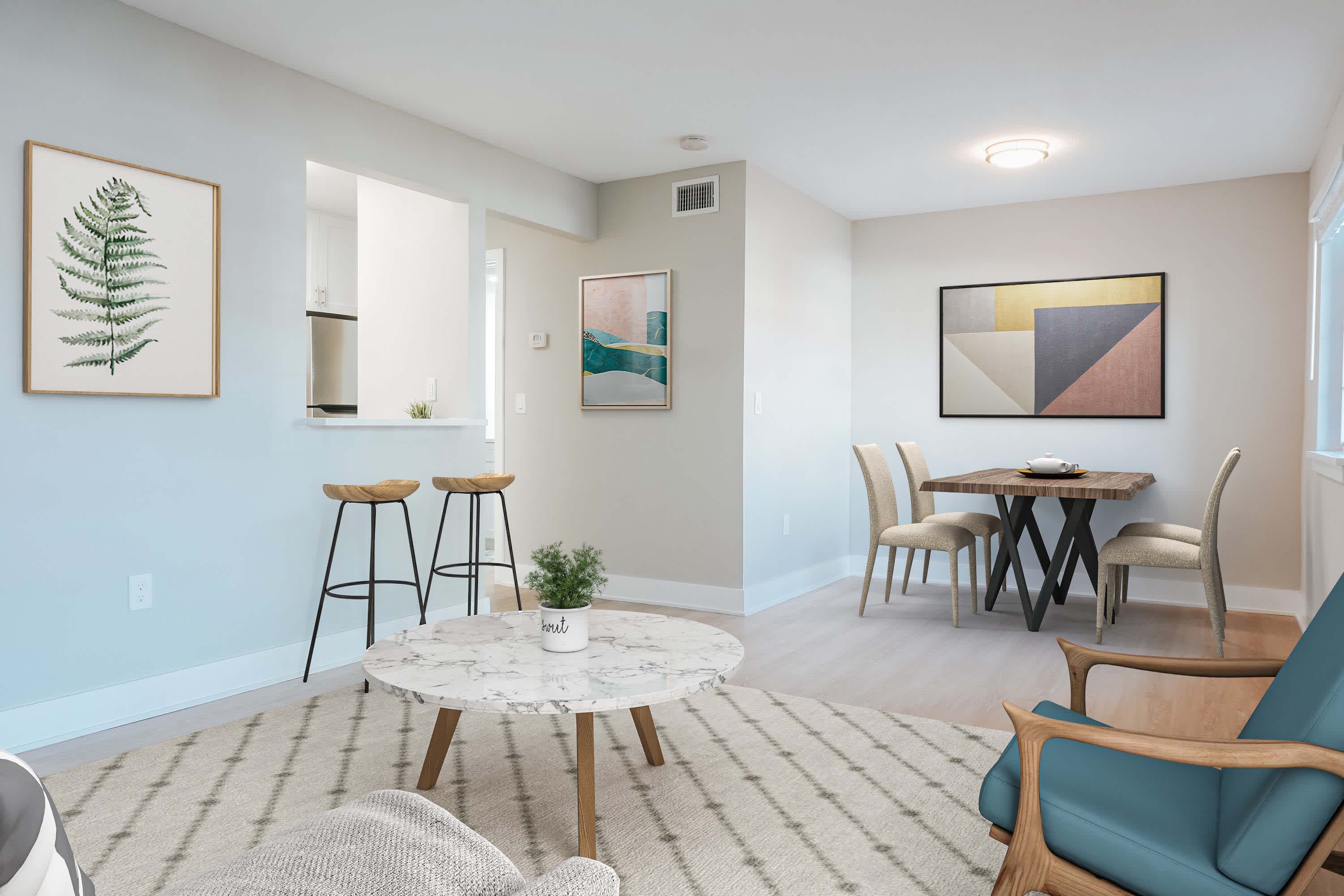 Avalon+ - 1 Bed 1 Bath -DIning Area