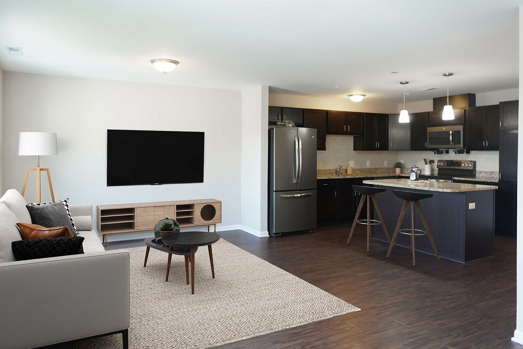 The McKinley - 4 Bed 3.5 Bath - Living Room