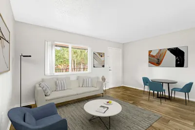 Harmony - 1 Bed 1 Bath - Living and Dining Area