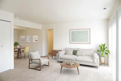 Alpena - 2 Bed 1 Bath - Living Room