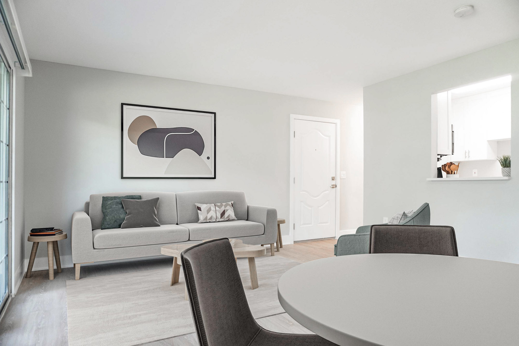 Blue Spring+ - 1 Bed 1 Bath - Living Room