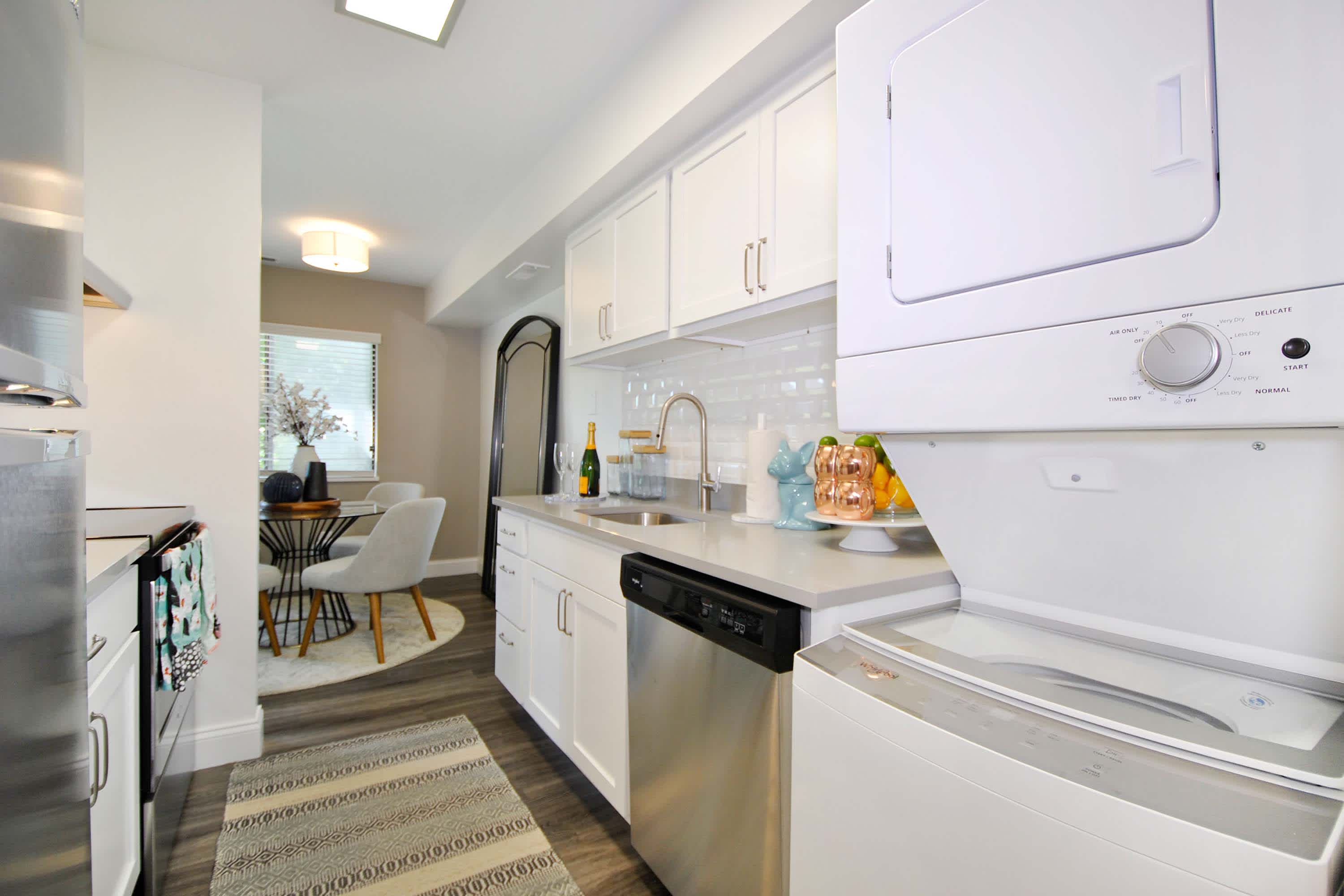 Kipling+ - 1 Bed 1 Bath - Kitchen - In-Unit Laundry