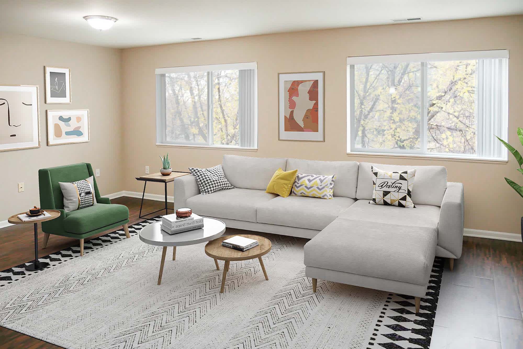 Maynard - 3 Bed 2.5 Bath - Living Room