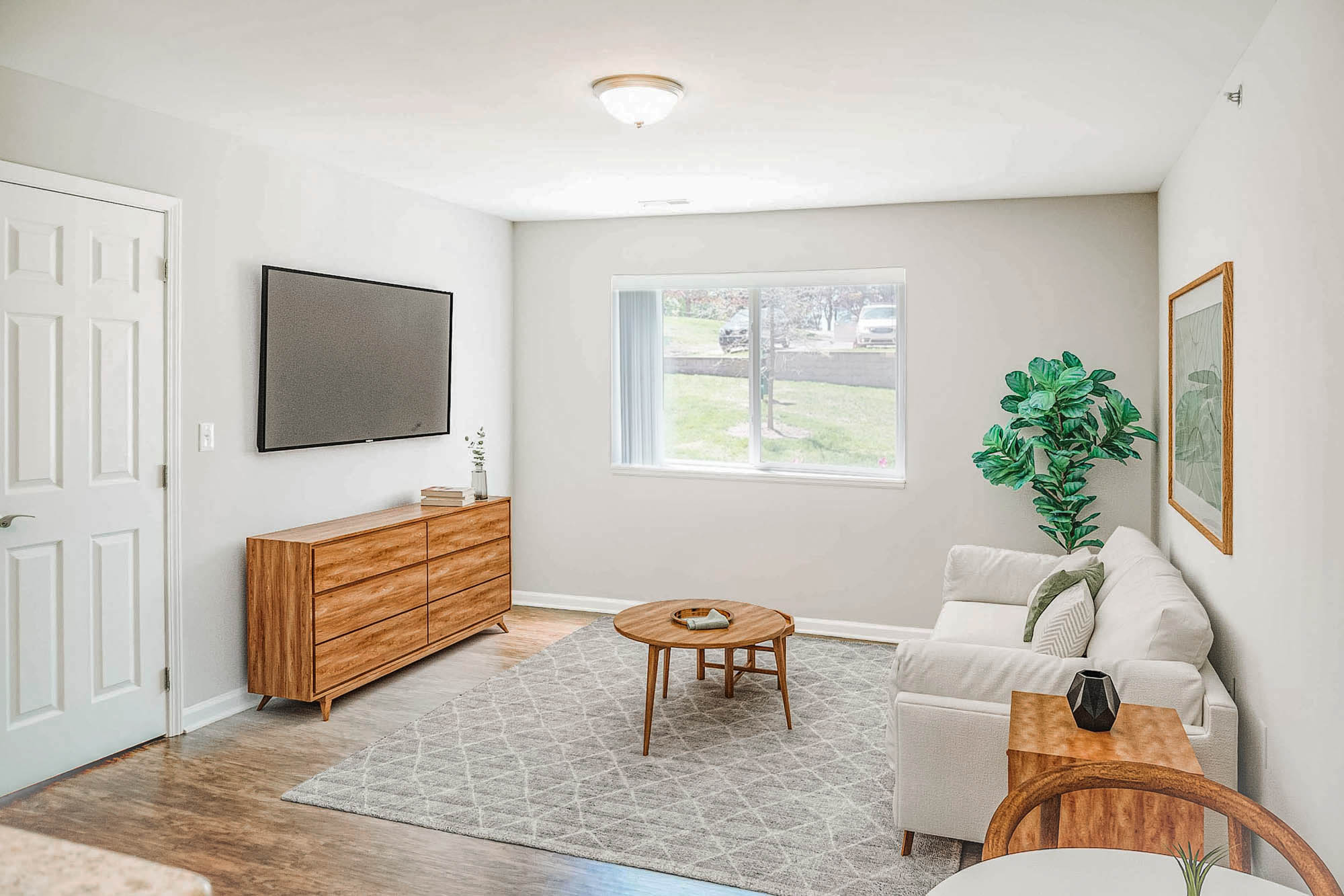 The Poplar - 2 Bed 2 Bath - Living Room