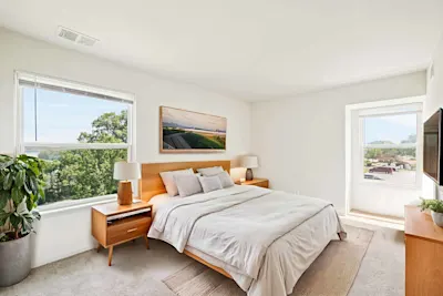 The Gaston & The Grand - 2 Bed 1 Bath - Primary Bedroom