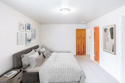 The Detroit - 2 Bed 1.5 Bath - Primary Bedroom
