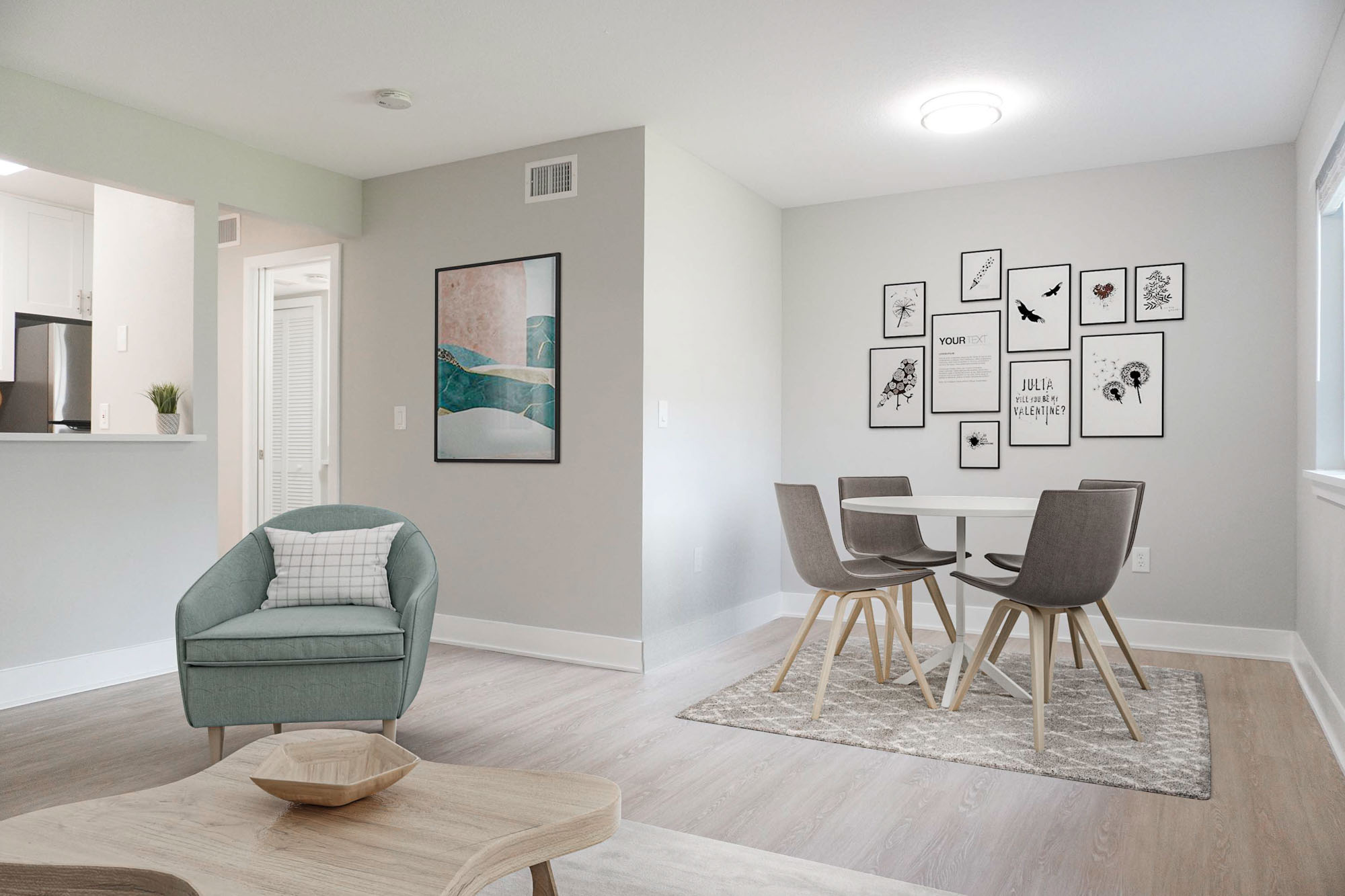 Blue Spring+ - 1 Bed 1 Bath - Dining Room