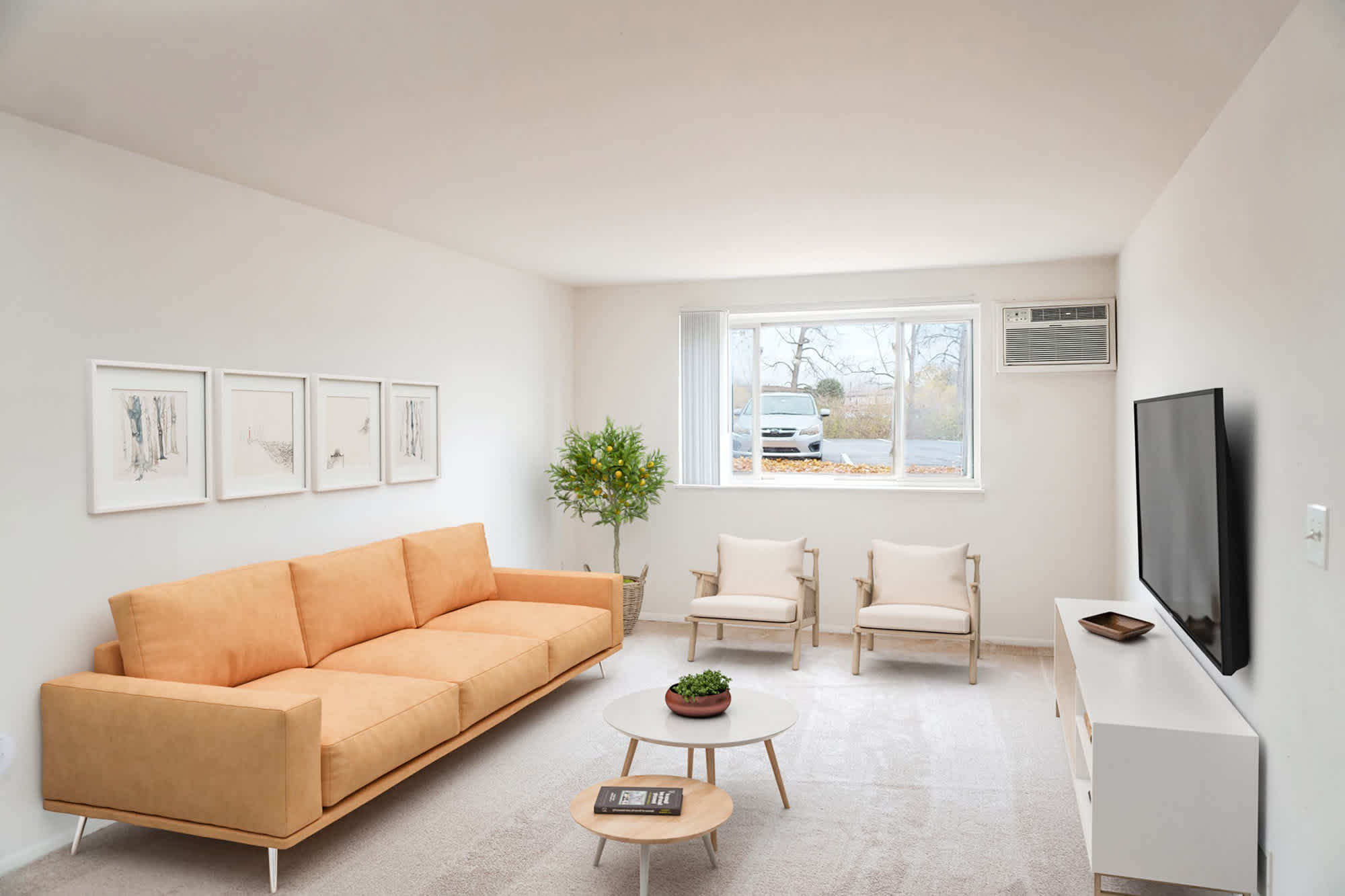 Abbot - 1 Bed 1 Bath - Living Room