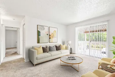 George - 2 Bed 2 Bath - Living Room