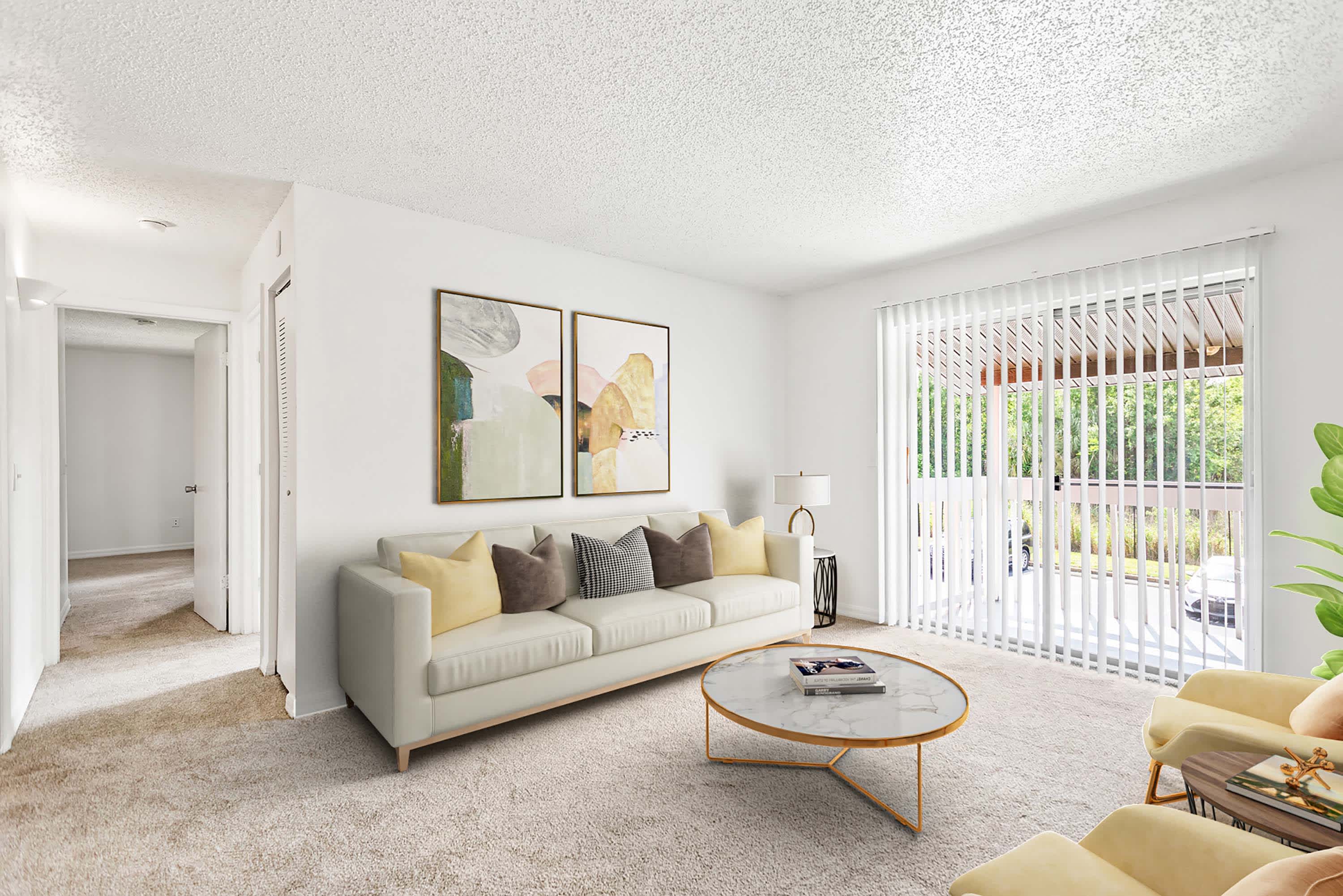 George - 2 Bed 2 Bath - Living Room