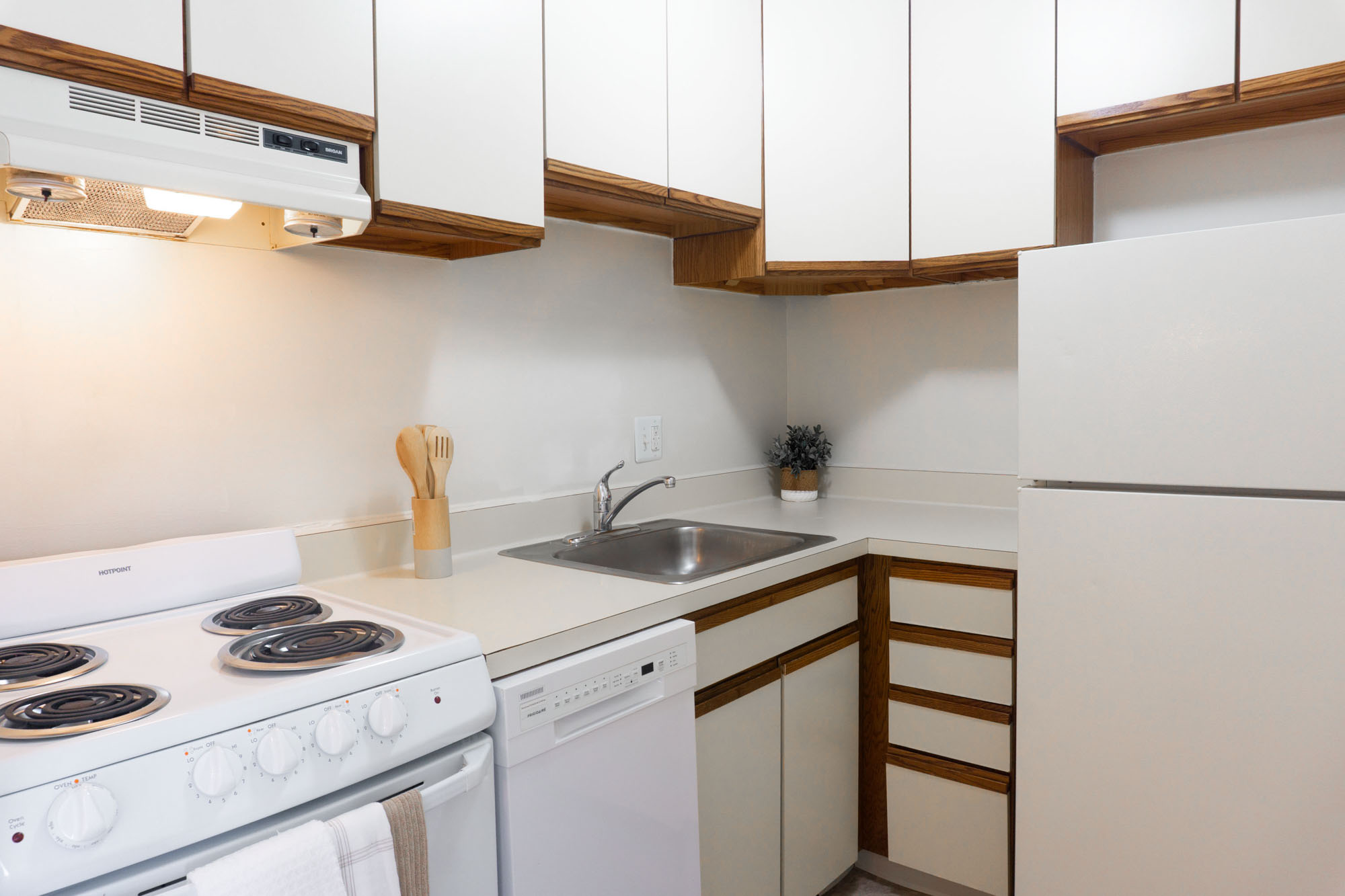 The Geddes - 1 Bed 1 Bath - Kitchen - Euro Style Cabinets