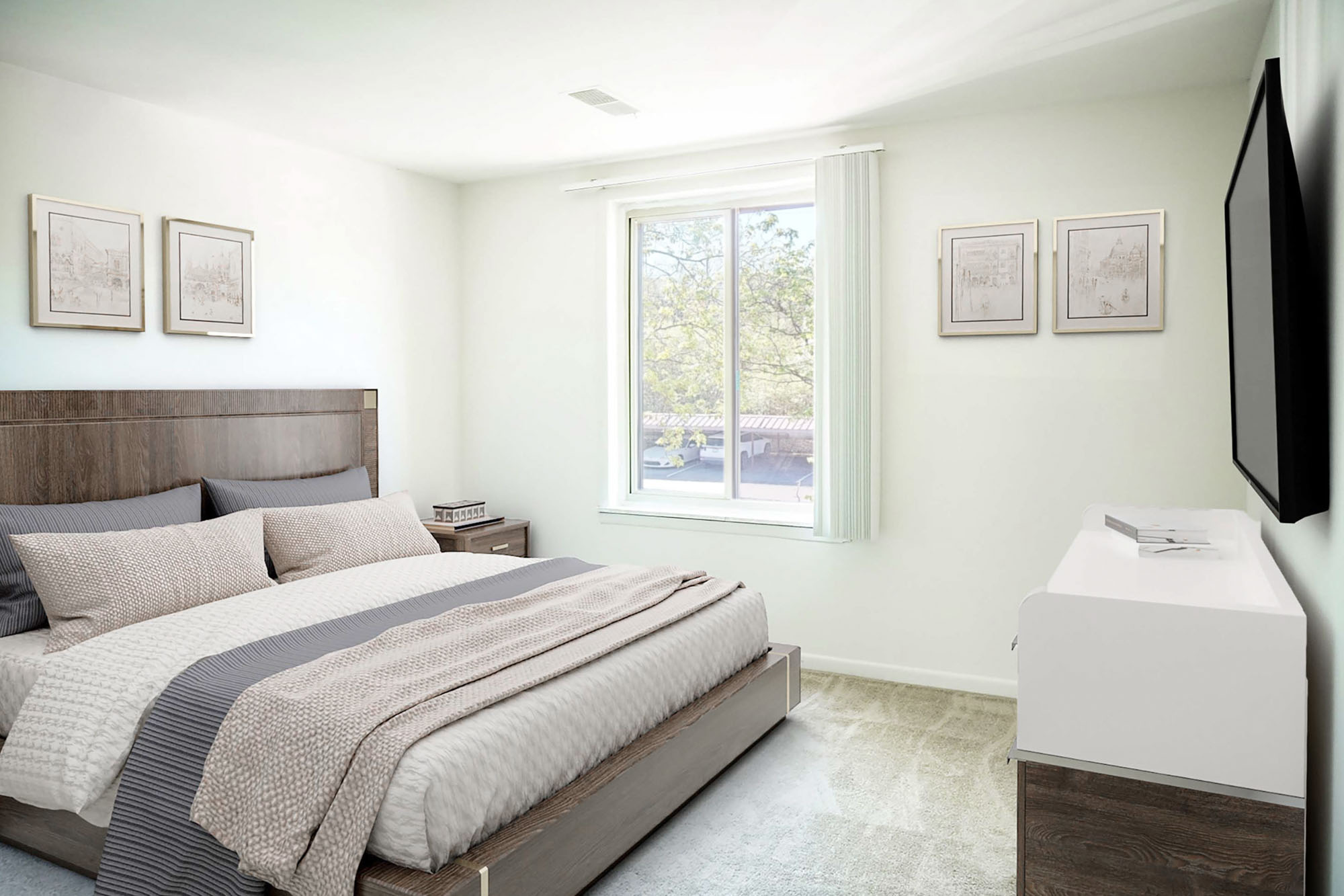 The Wolfgang - 1 Bed 1 Bath - Bedroom