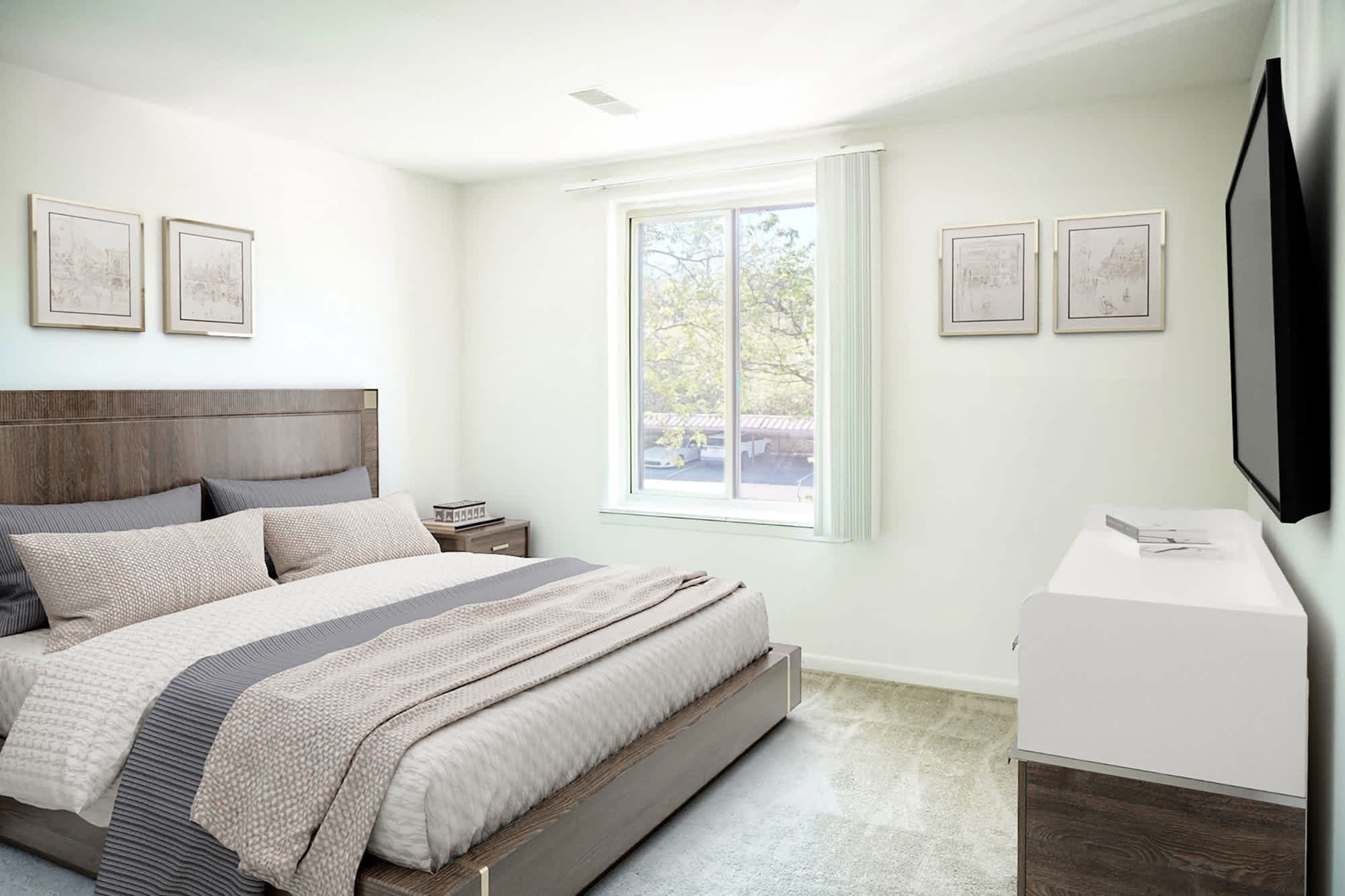 The Wolfgang - 1 Bed 1 Bath - Bedroom