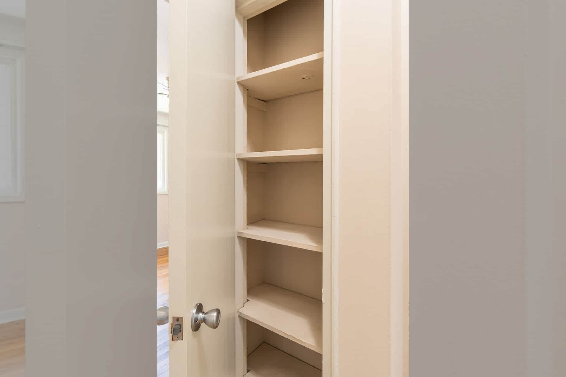 The Adam - 2 Bed 1 Bath - Hallway Closet