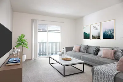 Wright - 2 Bed 2 Bath - Living Room