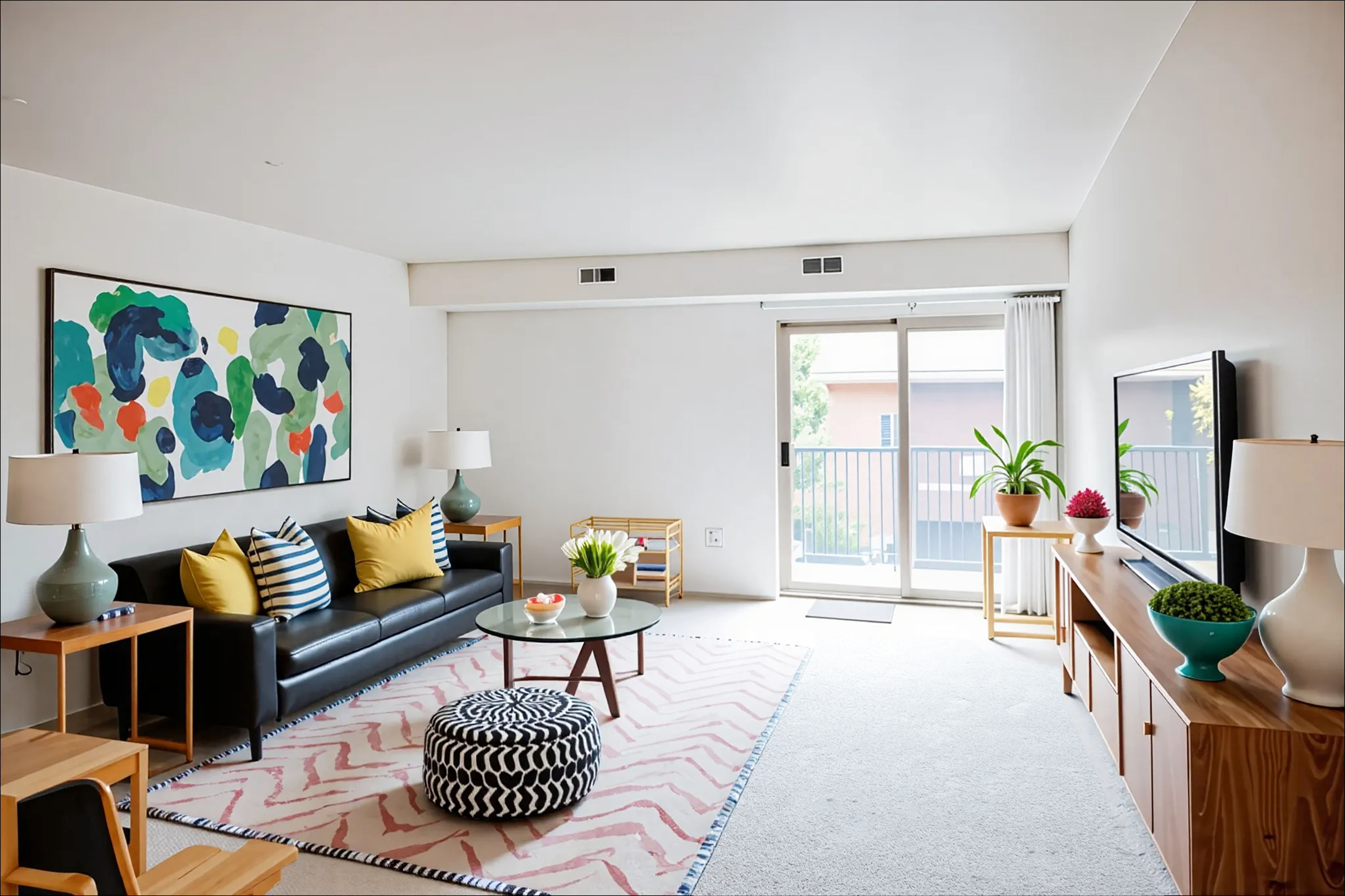 The Au Sable - 2 Bed 1 Bath - Living Room