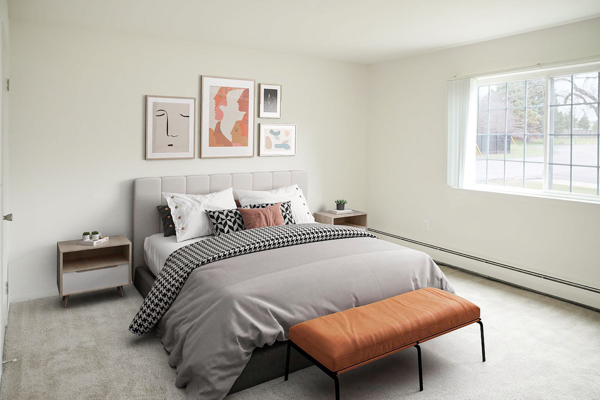 The Duckworth - 1 Bed 1 Bath - Primary Bedroom