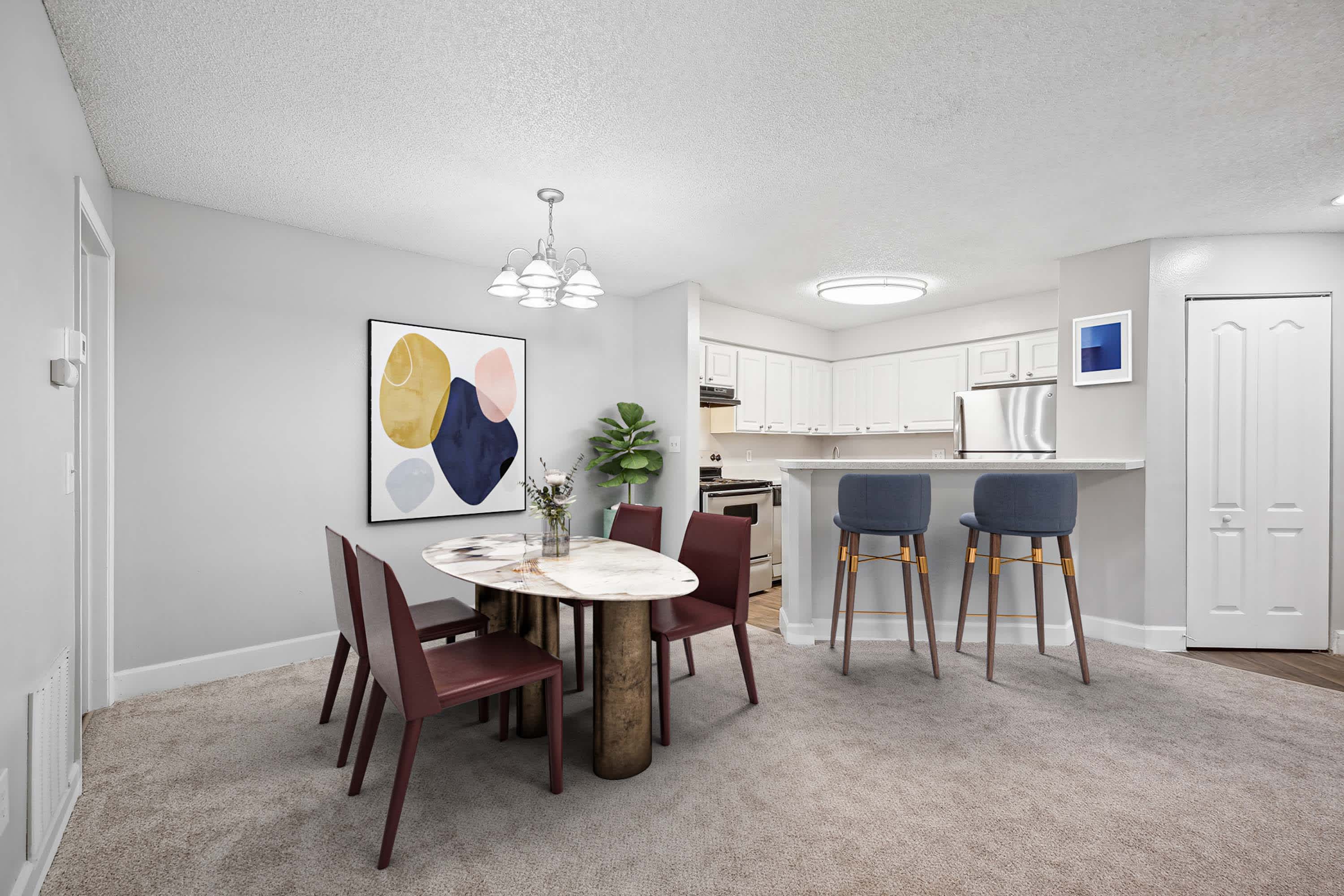 The Briercliff - 1 Bed 1 Bath - Dining Room