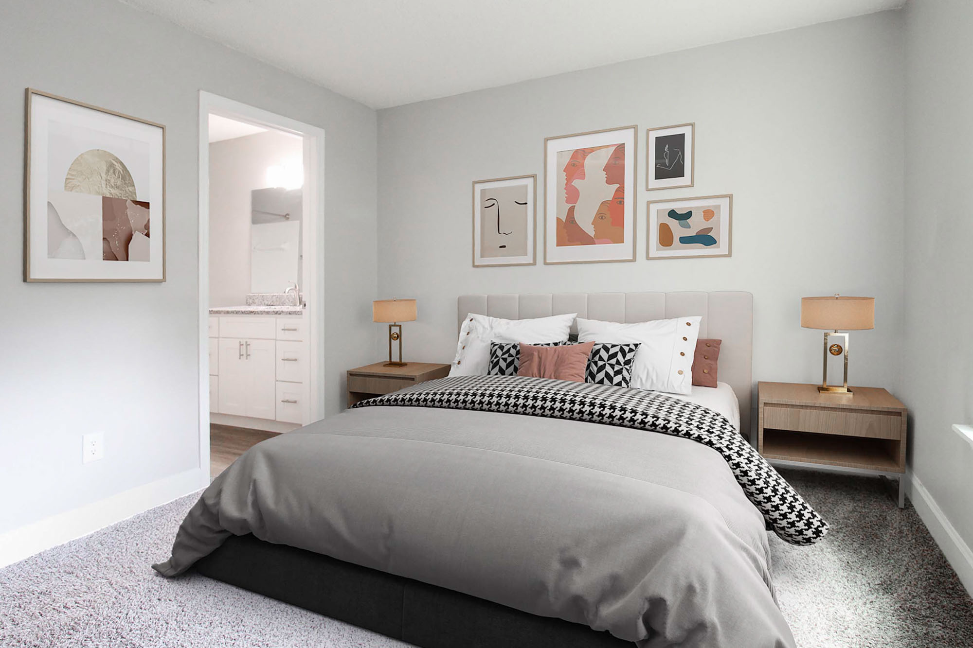 The Gatlin - 3 Bed 2 Bath - Bedroom