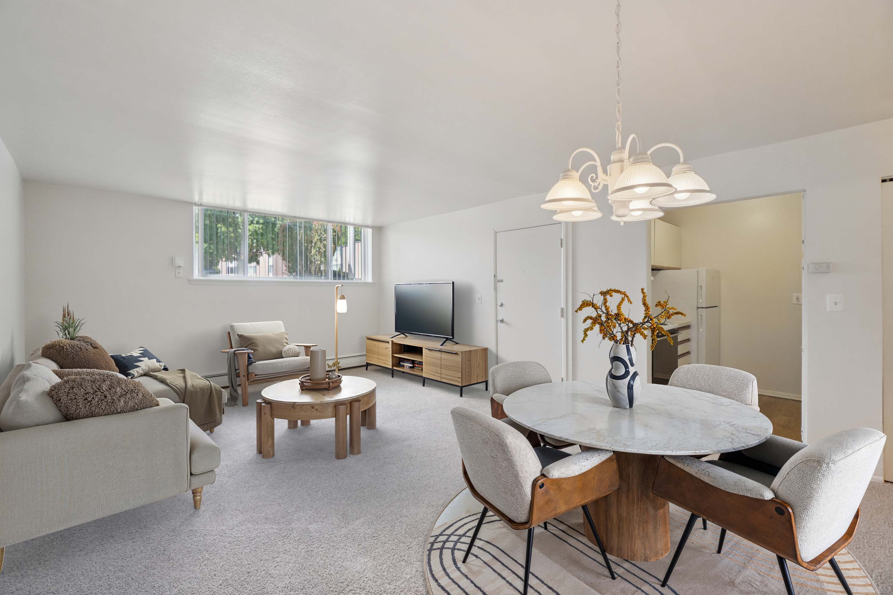 The Barton Hills - 2 Bed 1 Bath - Living Room