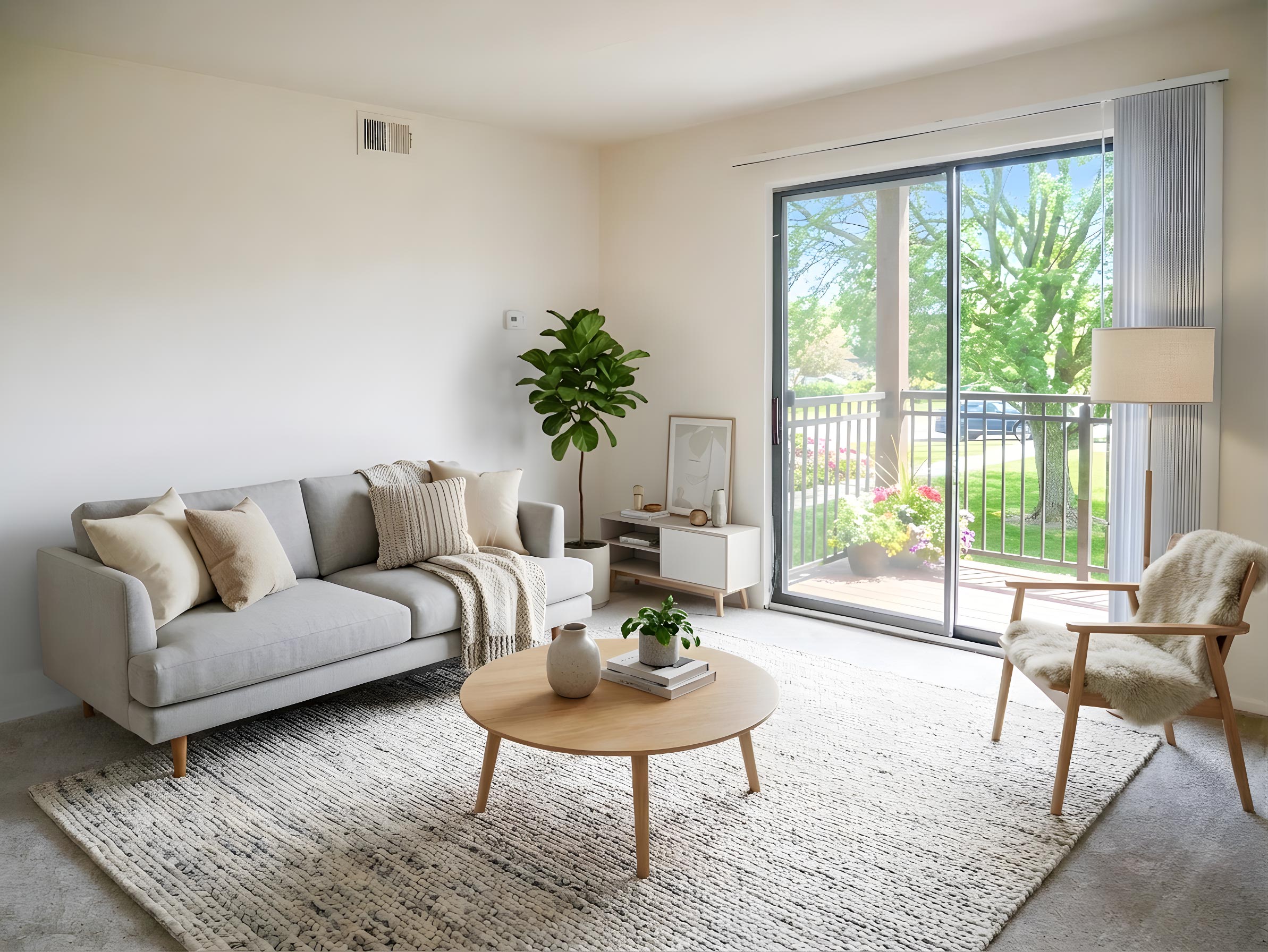 Alpena - 2 Bed 1 Bath - Living Room