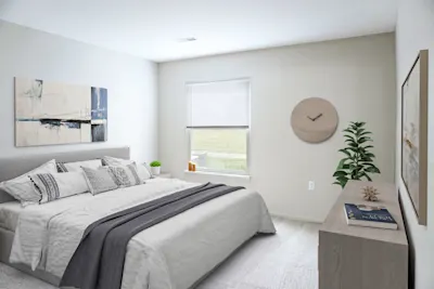 The Huron River - 1 Bed 1 Bath - Bedroom