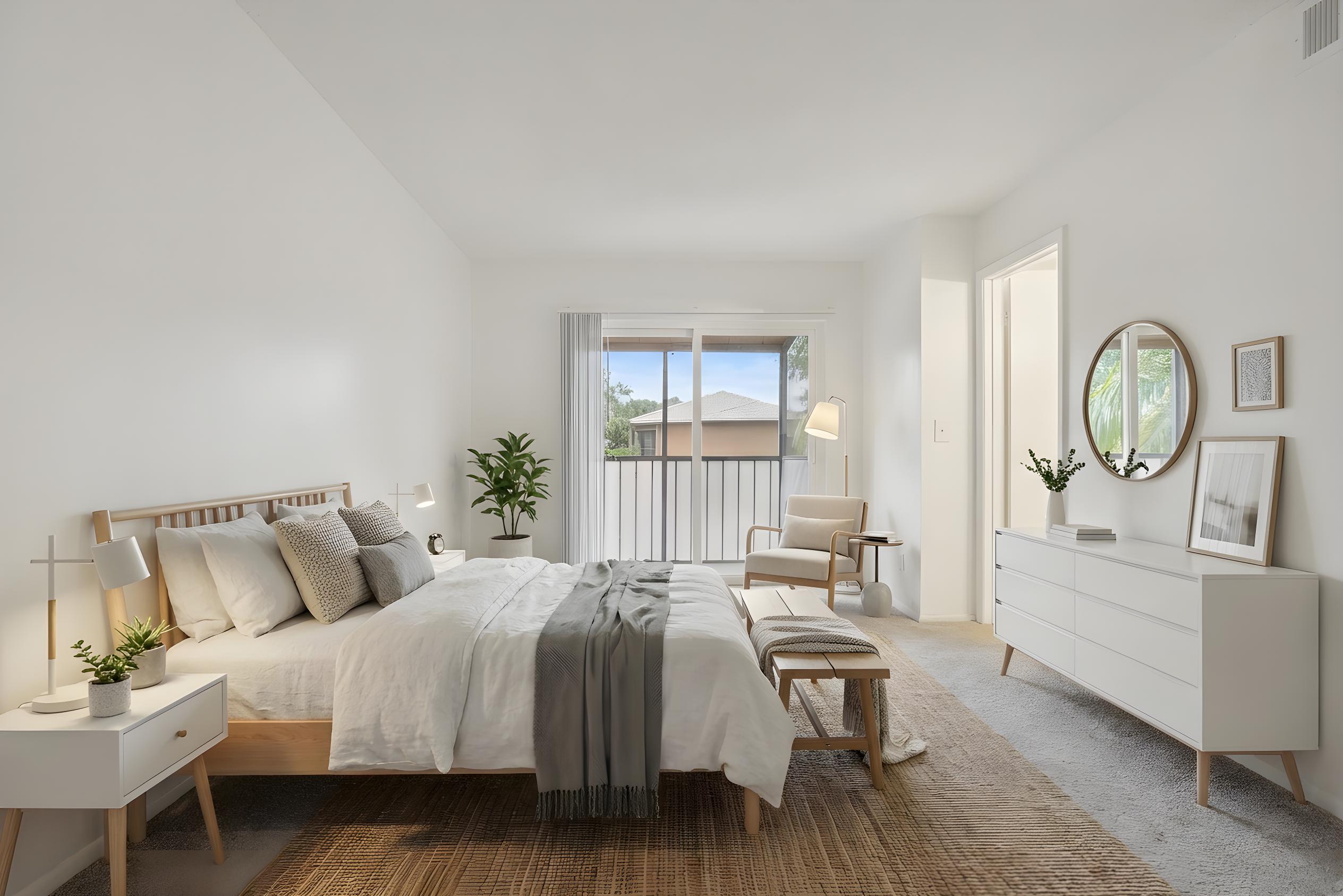 Aqua - 1 Bed 1 Bath - Bedroom