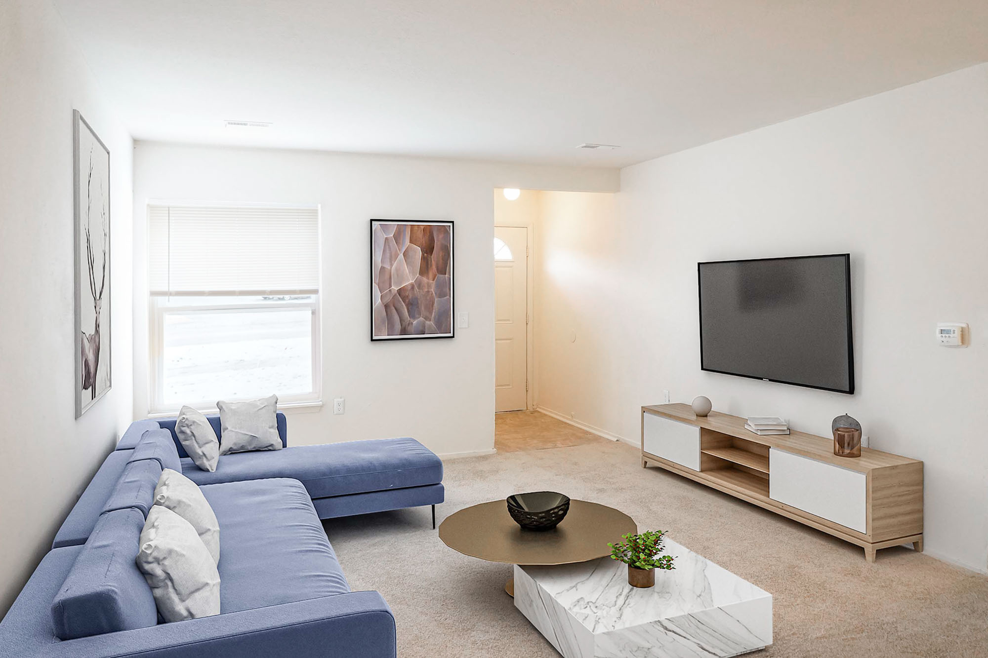 The Belleville - 3 Bed 2 Bath - Living Room